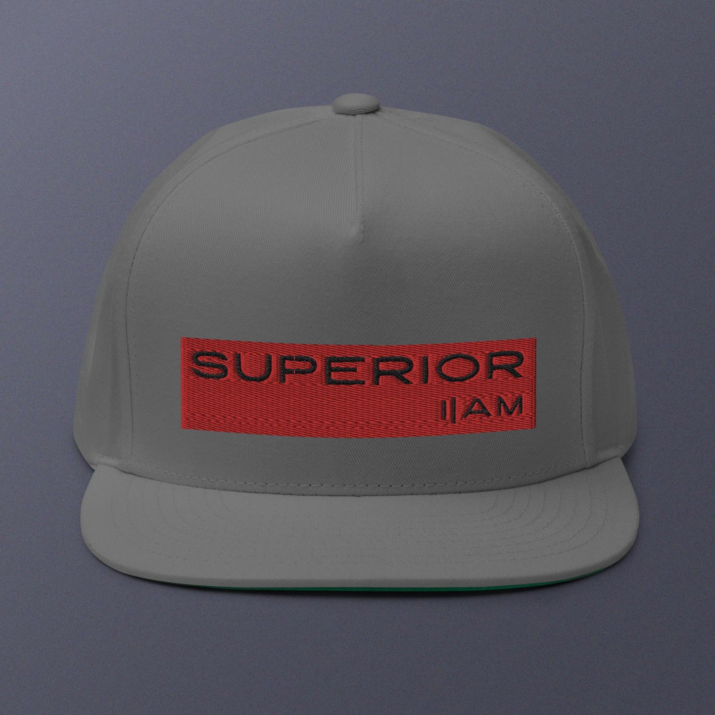 i|AM Snapback Black on Red