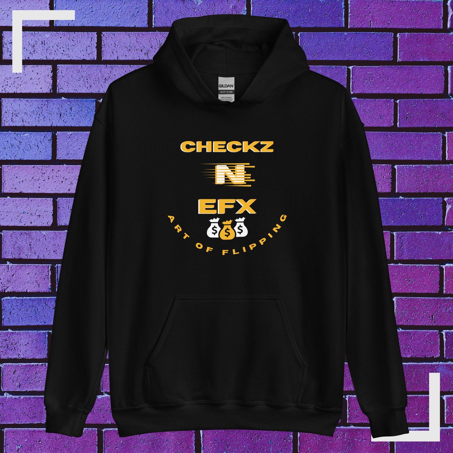 Checkz N EFX Art Of Flipping Hoodie