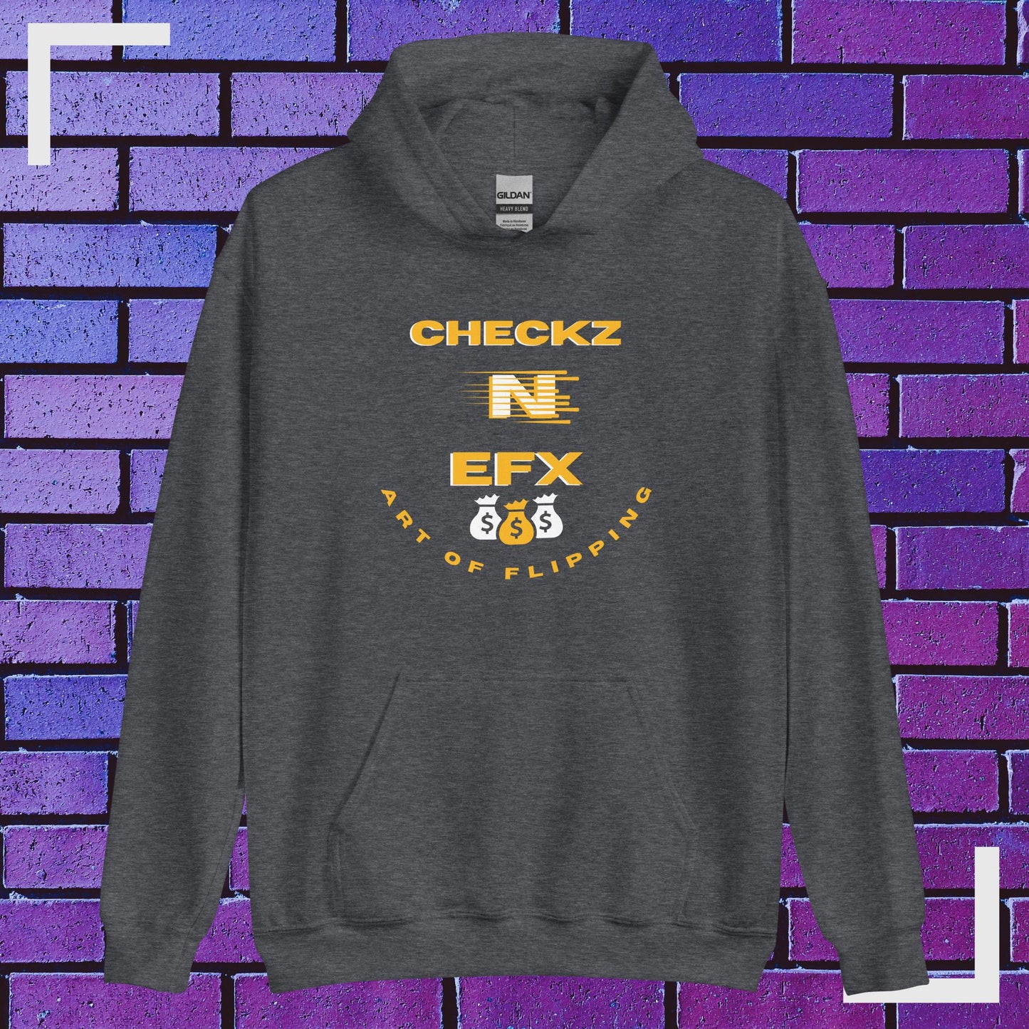 Checkz N EFX Art Of Flipping Hoodie